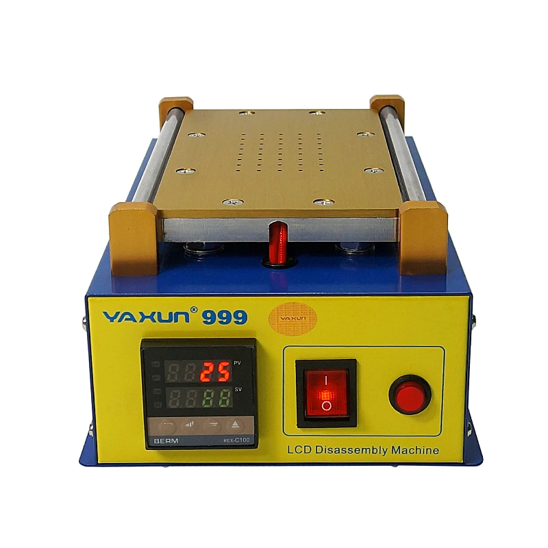 YAXUN 999 più nuovo separatore di vuoto incorporato della pompa di aria 110V/220V, macchina separata del touch screen LCD mobile, stazione di preriscaldamento