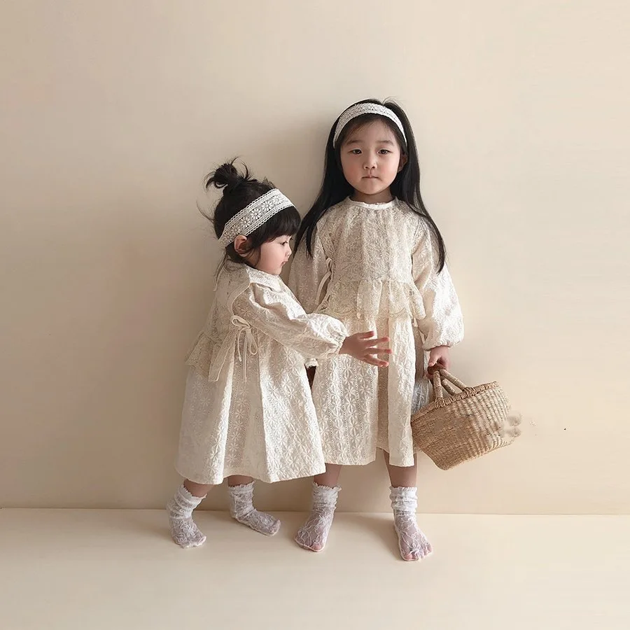 New Spring Cotton Linen Flower Embroidery Infant Baby Bodysuits Breathable Girls Jumpsuit One Piece