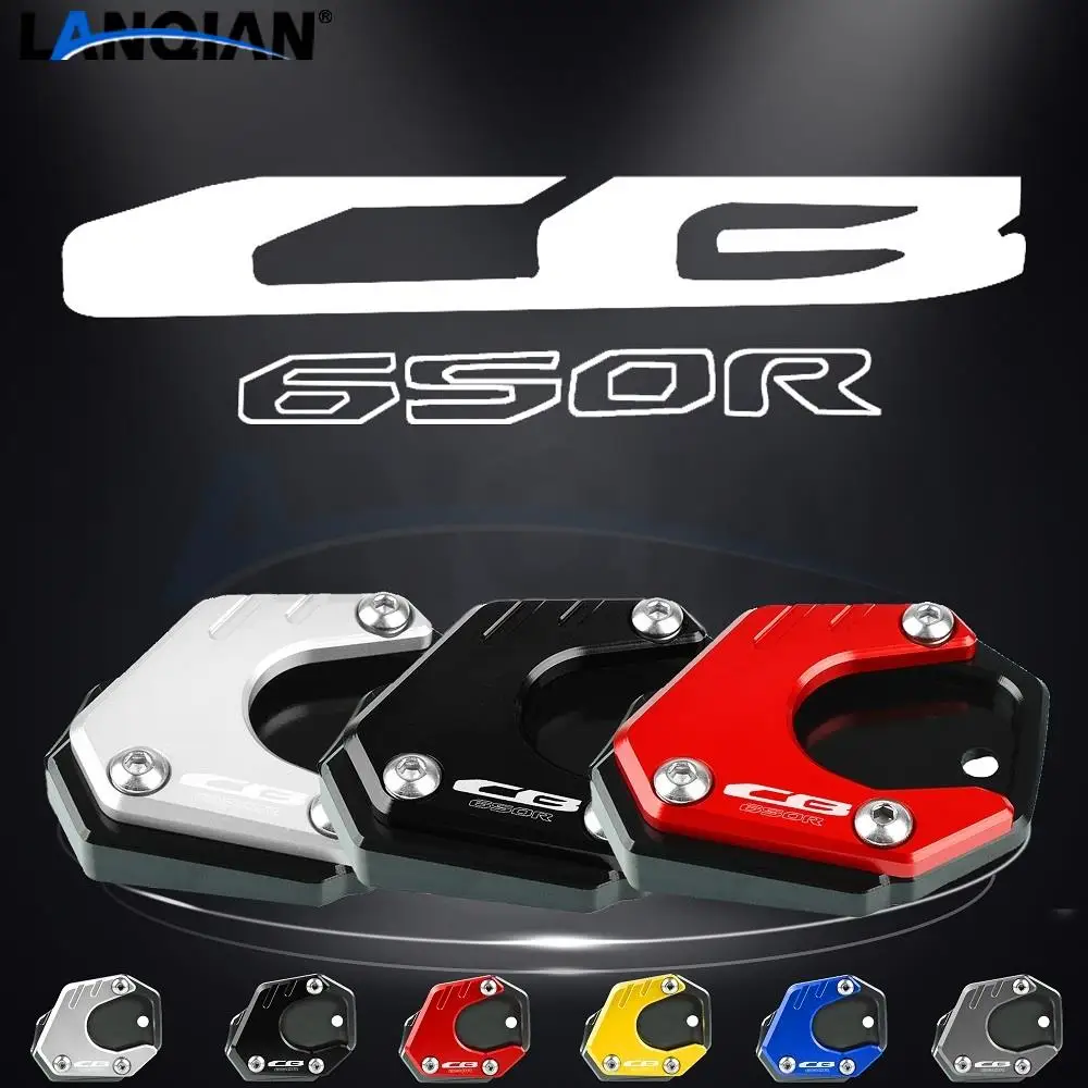 

For Honda CB650R Motorcycle Aluminum Side Stand Enlarge Kickstand Extension Fit CB 650R Neo Sports Cafe 2019 2020 Accessories