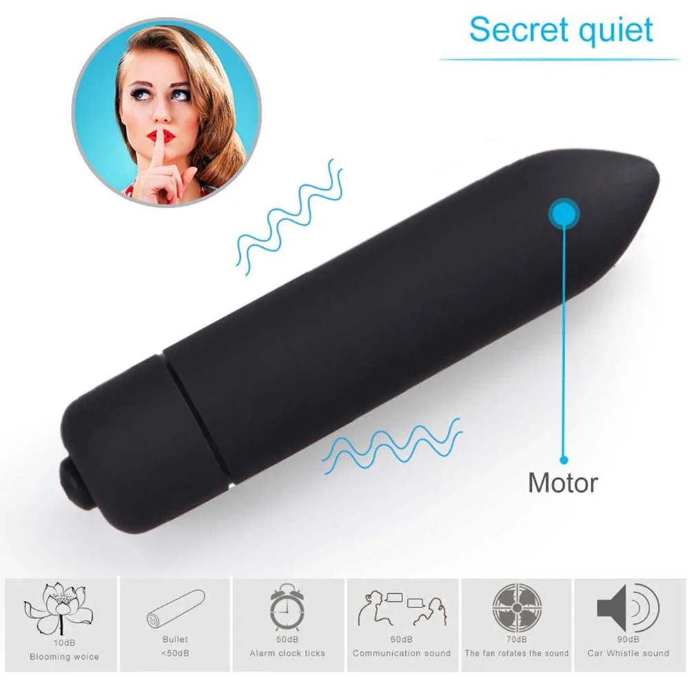 Mini Vibromasseur à Balles Imperméables pour Femme, Sex Toys, emouf Vibrant, Clitoris, Éthicateur de Point G, Vibromasseur Gode, 10 Morts