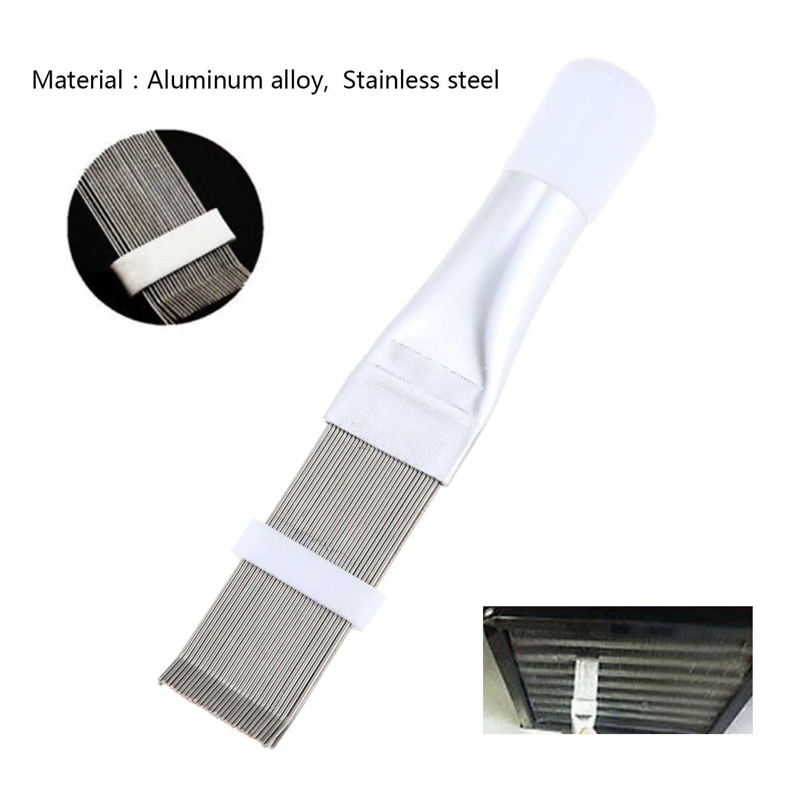 Air Conditioner Fin Comb AC Condenser Fin Straightener Cleaner Evaporator Radiator Fin Cleaning Tool