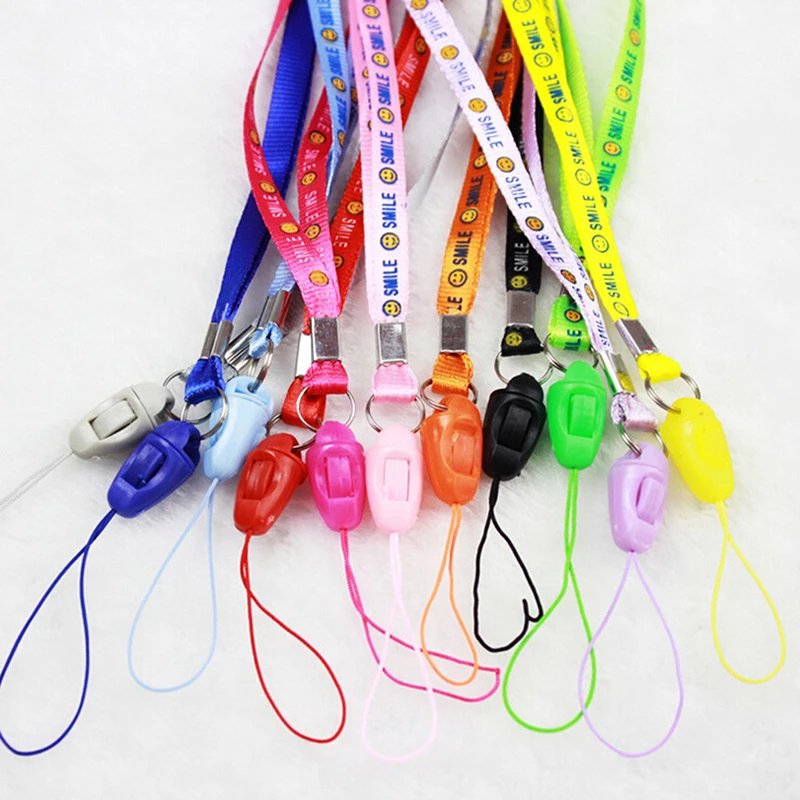 Multi-color Polyester 420mm Neck Strap Lanyard for ID Badge Holder Keychain  10pcs/set  Lanyards Voor Mobiele Telefoon