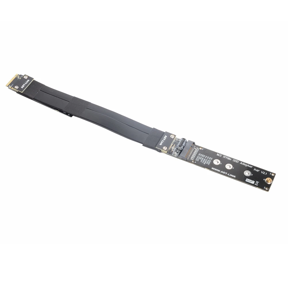 R44SF M.2 for NVMe SSD Extension Cable Solid Drive Riser Card M2 to PCI-Express 3.0 X4 PCIE 32G/bps M Key Extender