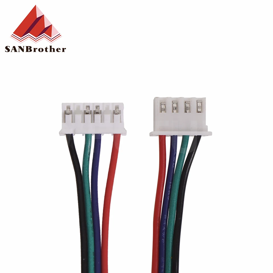 50cm/100cm/150cm Stepper Motor cables/wire XH2.54 4pin DuPont connector extension to 6pin White Terminal line 3D Printer Parts