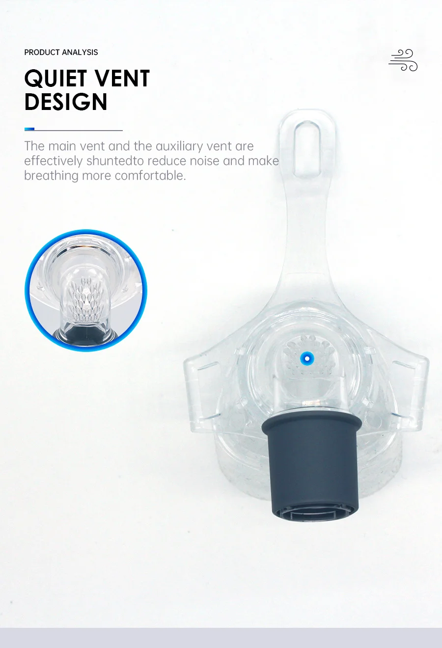 BMC CPAP Nasal Mask Full Face Mask With Tube Adjustable Strap Respirator For Travel CPAP Machine Anti Snoring Stopper Solution