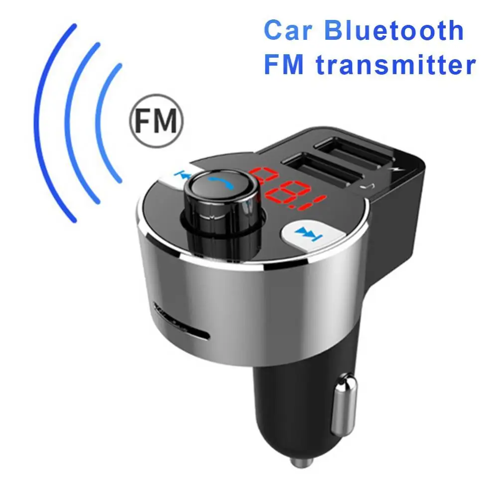 

Многофункциональный Bluetooth-совместимый приемник MP3 Музыка Hands Free Автомобильное зарядное устройство для звонков