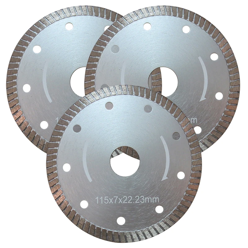 3 stks/set 4.5 "super dunne turbo 115mm ultra dunne 1.2mm dikke slijpschijf, keramische tegel slijpschijf,. GRATIS VERZENDING!