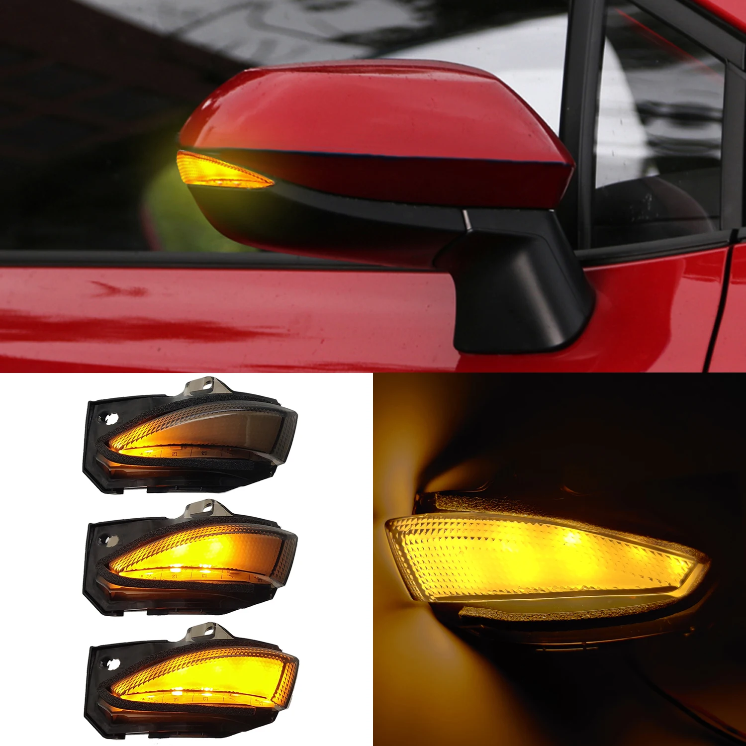 Car Accessories for Toyota Corolla 2019 2020 2021 Dynamic Turn Signal Lights LED Side Mirror Indicator Blinker Sequential Lamps