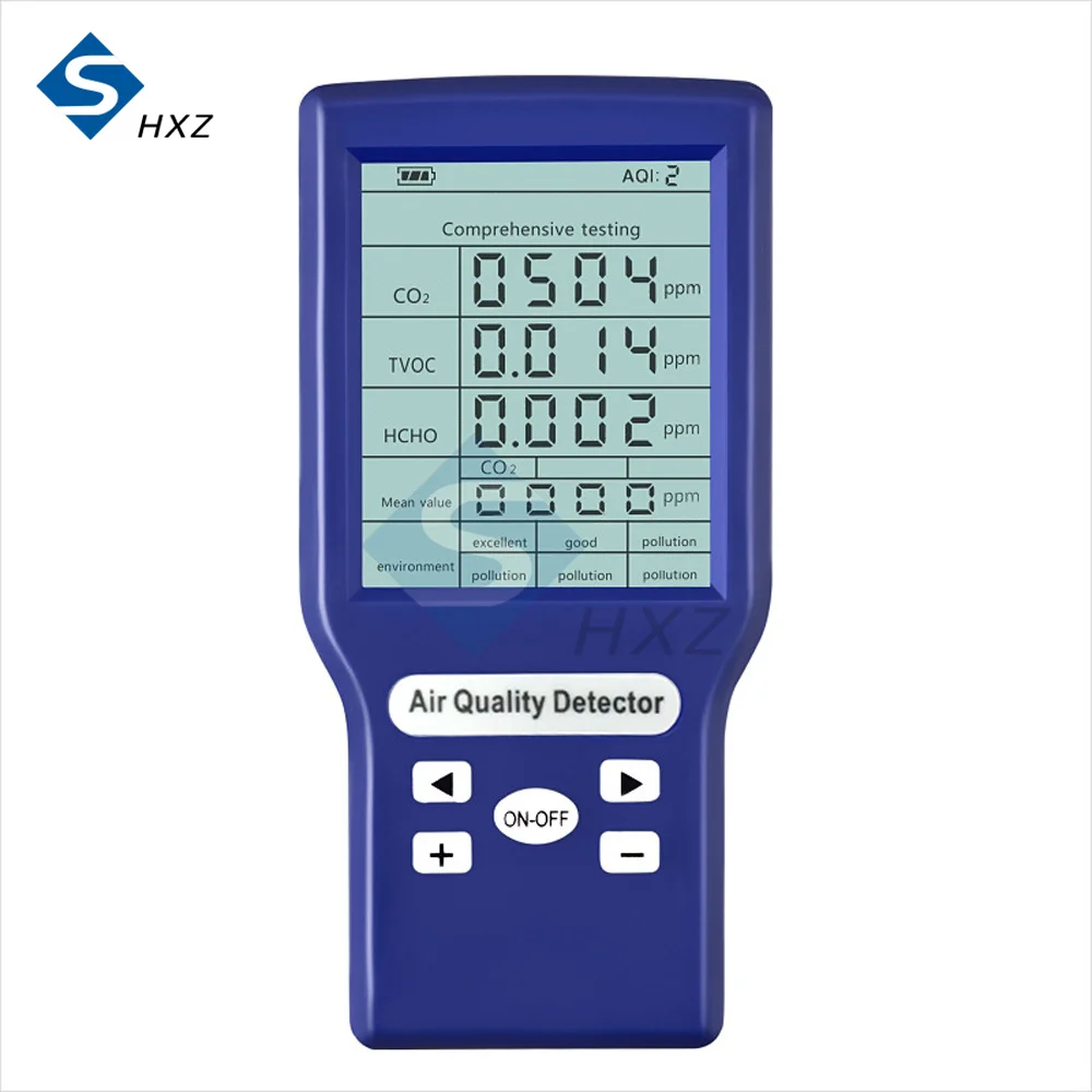 Formaldehyde TVOC Air Quality Detector PM2.5 Carbon Dioxide Detector Air Quality Detector Reliable Digital CO2 Sensor Meter