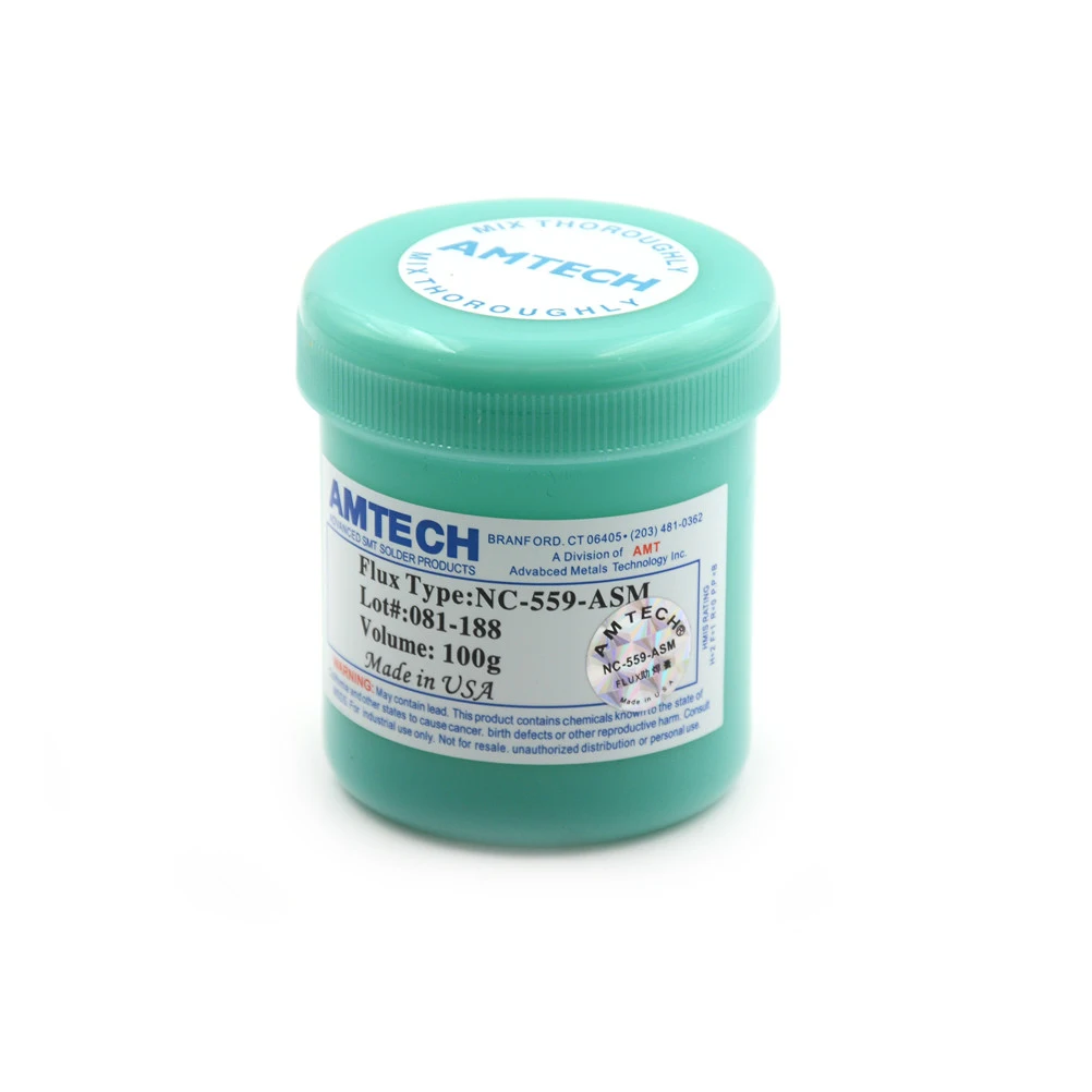 1Pc NC-559-ASM Solder Flux Paste Green-Bottle Soldering Tin Cream 100g