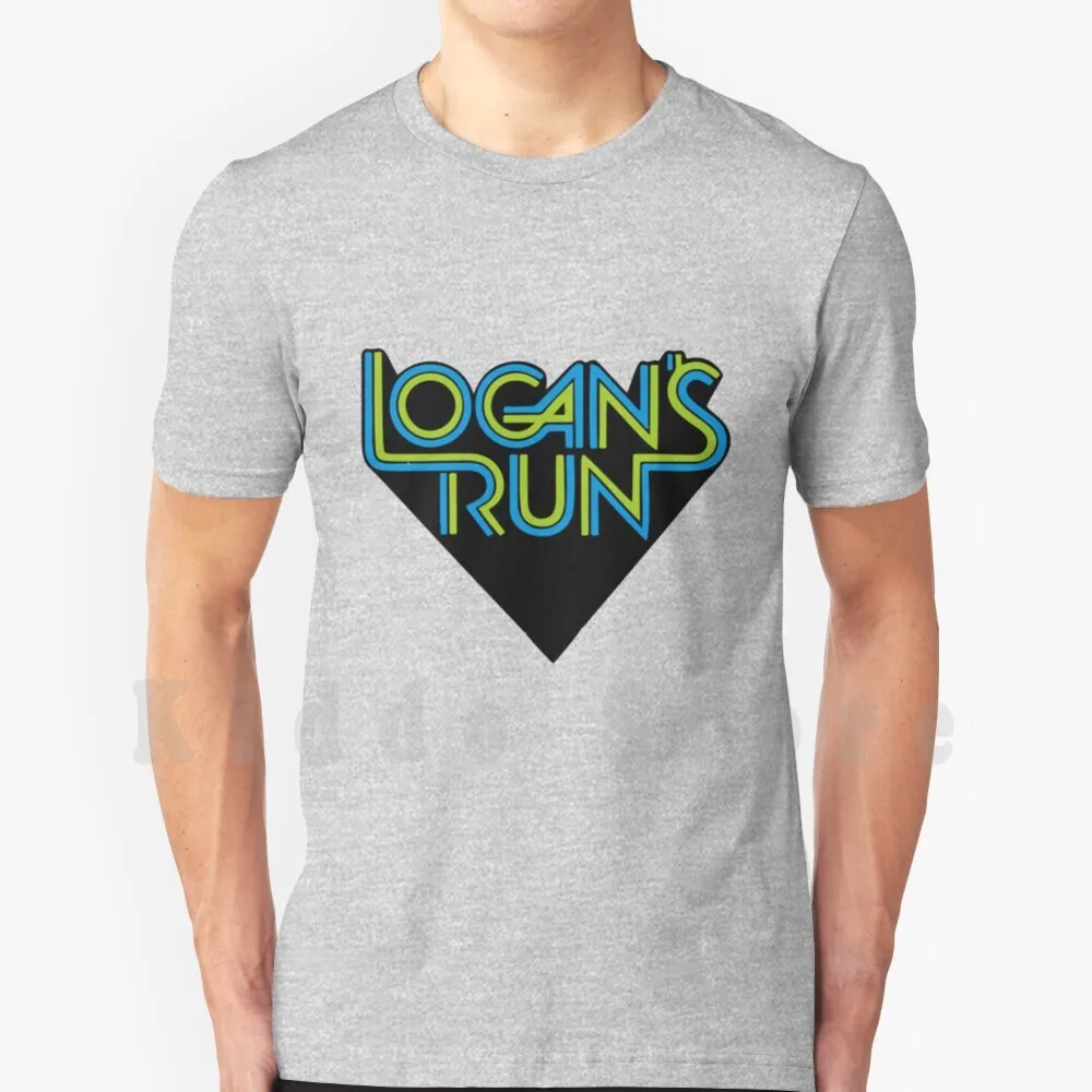 Logans Run-Logo T Shirt DIY Big Size 100% Cotton Lastday 21 Sleepshop Toxic Gas Palm Flower Crystal Embedded Runners Sanctuary