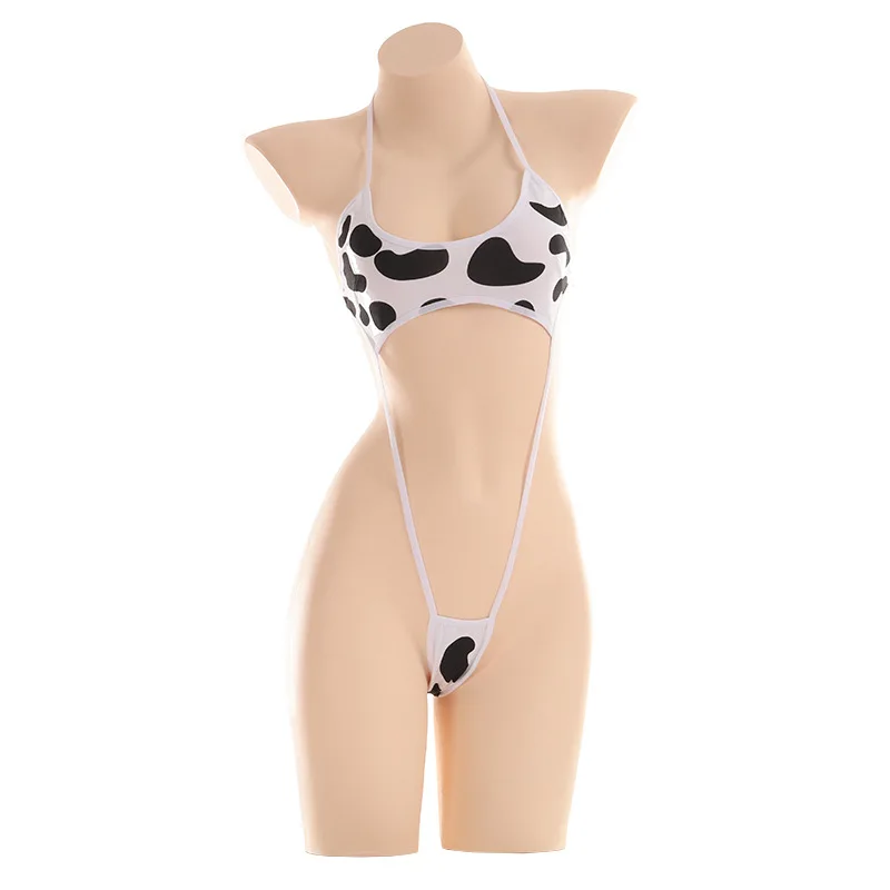 Japanese Cow Printing Pattern, Bikini Sets Swimsuit 2 Piece for Women Girls Lady