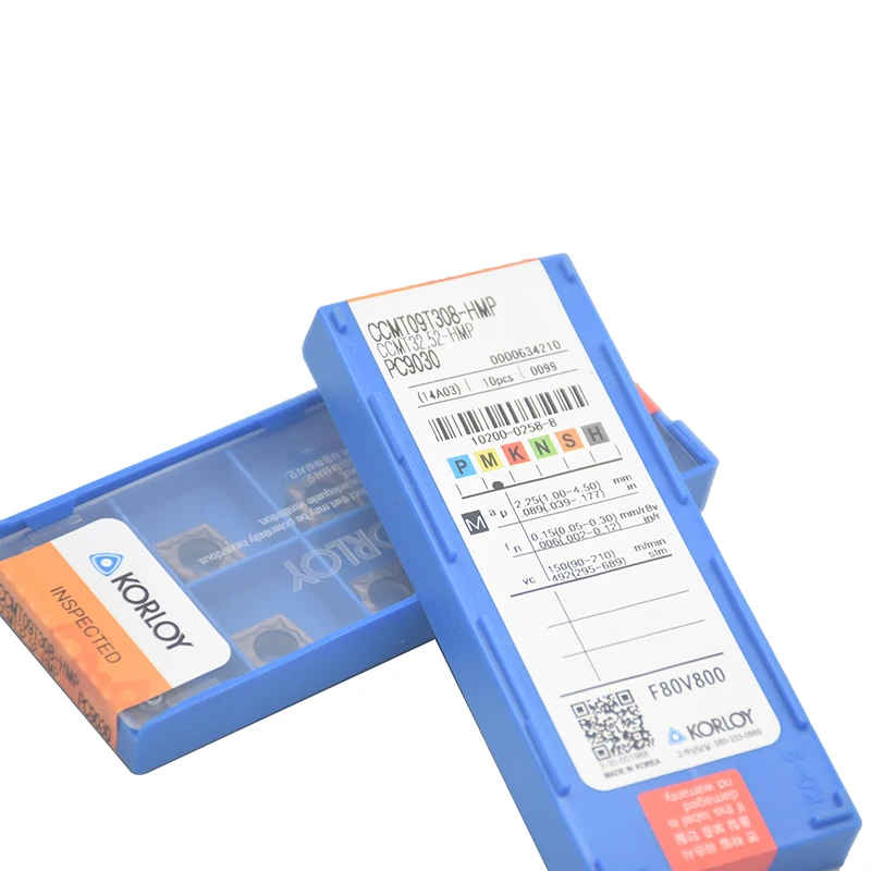 10 قطعة CCMT09T308-HMP PC9030 كربيد إدراج الداخلية تحول أداة أدوات مخرطة معدنية
