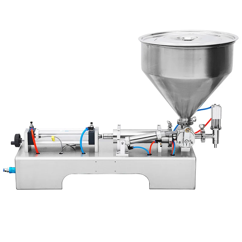 New type liquid and paste dual-purpose filling machine stainless steel single-head quantitative filling machine