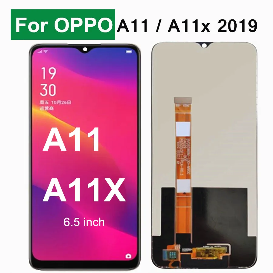 

Black 6.5 inch For Oppo A11 / A11x 2019 LCD Display Touch Screen Digitizer Assembly For OPPO A11X LCD Screen