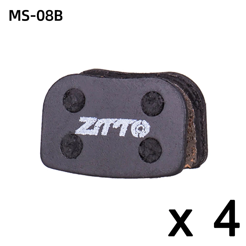 ZTTO 4 Paar MTB Halbmetall-Fahrrad-Bremsbeläge, leise Keramik für Fahrrad-Scheibenbremse M8020 M6100 MT200 Führungscode E9 DB ER MT6 MT4