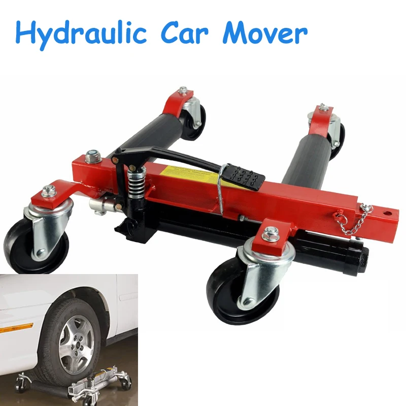 Hydraulic Car Moving Machine Max Moving with 680kg Universal Wheel Car Mover Hydraulic Trailer Vehicle Mobile Device