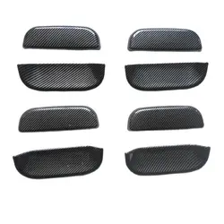 For Suzuki Alto K10 Works Turbo RS RSR 2014 Accessories Door Handle Bowl Cover Trim Plastic Imitation Carbon Fiber