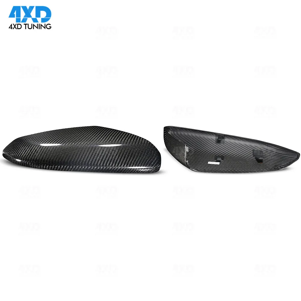 Dry Carbon fiber mirror cover For Honda Civic 10th 2016 2017 2018 2019 Side RearView mirror cover Replacement style