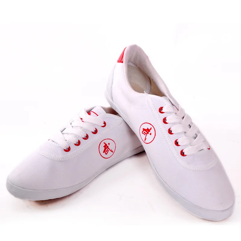 Canvas Martial Arts Schoenen Mannen Pees Zachte Bodem Antislip Lente En Herfst Ademend Antislip Evenwichtige tai Chi Sport Schoenen