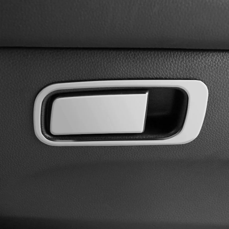 

SBTMY 2PCS/SET Stainless steel decorative frame for handle glove box of Automobile Co driver For Honda Accord 10th 2018 2019