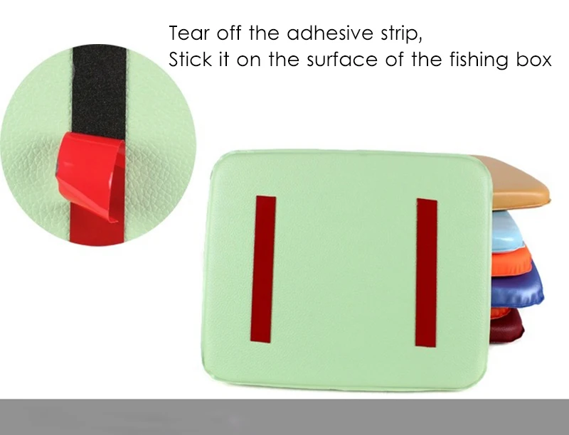 Fishing Box Stool Cushion,Box Composite Adhesive Soft Cushion Fishing Tackle Boxes Fishing Box Cushion Fishing Cushion