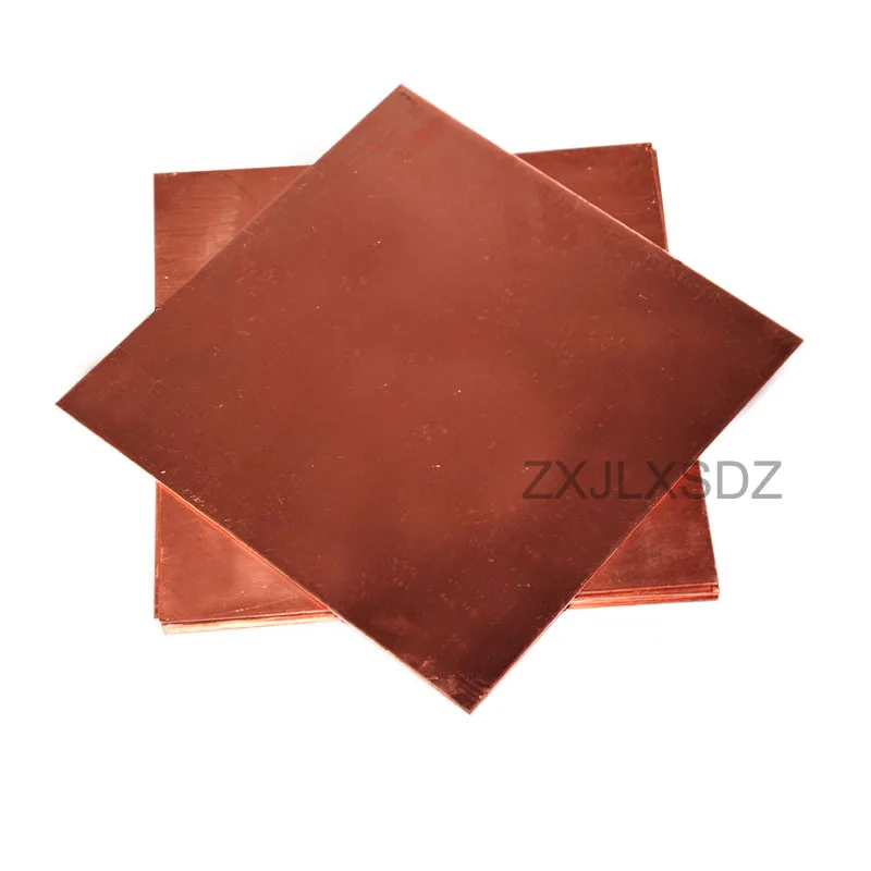 

DIY T2 copper plate conductive pure copper sheet copper block copper foil Thickness 0.8 / 1 / 1.2 / 1.5 / 2mm