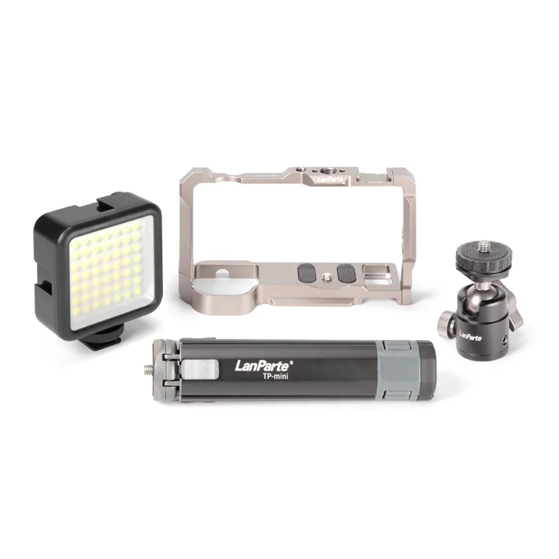 Lanparte Nice Quality Newest Small Design Aluminum Camera Cage Kit With Tripod For Sony ZVE10 Wholesale