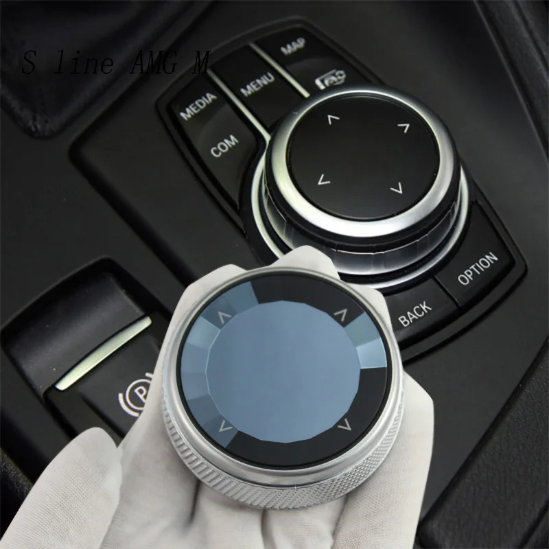 Car Styling crystal Multimedia Buttons switch Knob Cover Sticker for BMW 1 2 Series X1 F48 F52 F45 f46 Interior Auto Accessories