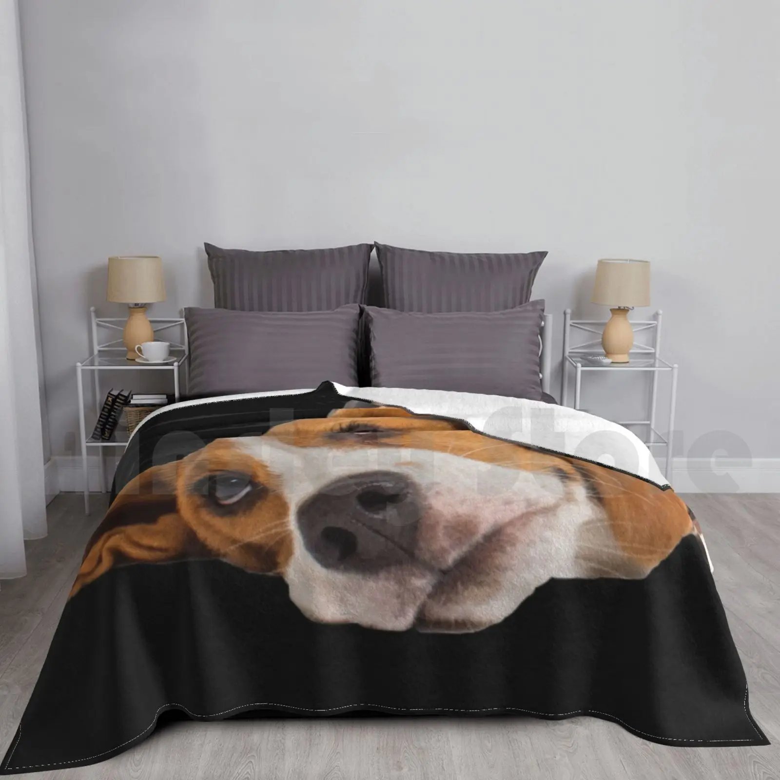 

Beagle Puppy Blanket For Sofa Bed Travel Beagle Puppy Dog Dogs Pet German Shepherd Poodle Puppies Bulldog