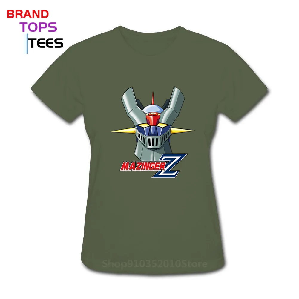 2020 New Arrival Anime Mazinger Z 03 Womenen t shirt customized 100% cotton Short Sleeve T-shirt fashion Clothing Top Tee shirt