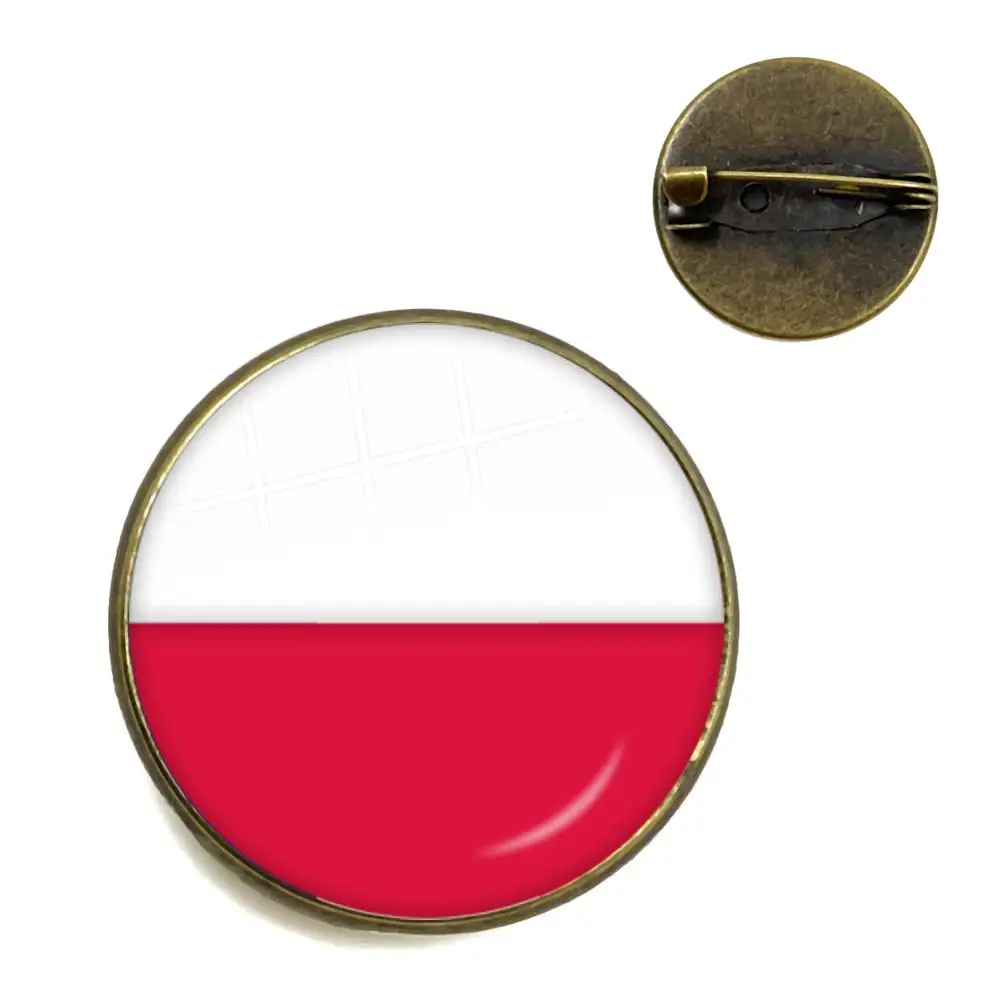 Broszki z flagą narodową Francja Polska Portoryko Czarny Montenegro Chiny Angola Senegal Filipiny Japonia Szpilki do kołnierzyka dla kobiet mężczyzn — zdjęcie 4