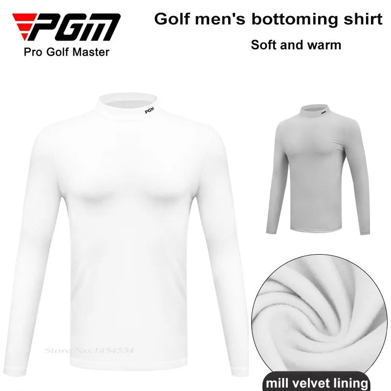 

Fall Thin Velvet Lining Tops Men Winter Cashmere Bottom Shirt Golf Tennis Volyeball Clothing Warm Long Sleeve Polo Shirts Men