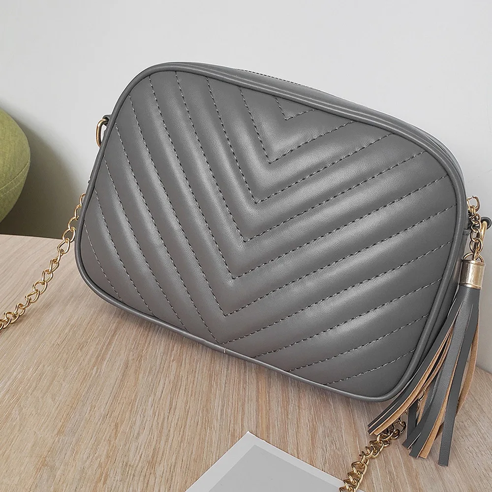 Luxury Tassel Handbags Women Bags Designer Fashion Casual Mini Single-shoulder Bag PU Leather Phone Coin Handbag Crossbody Bag