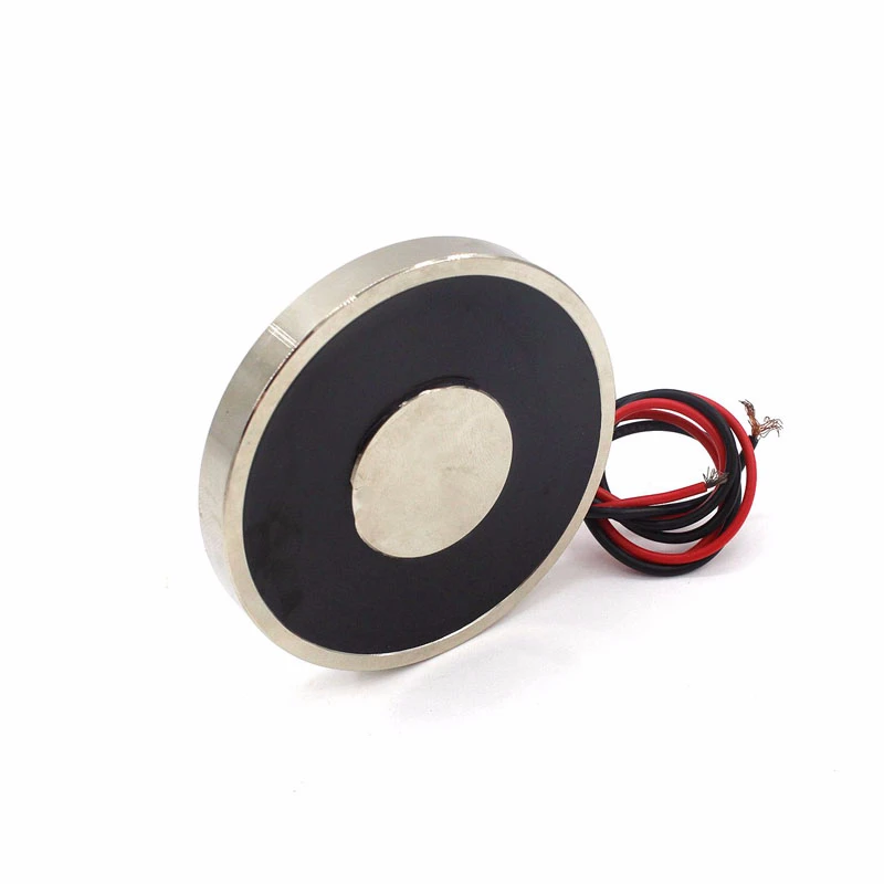 YJ-70/9 Holding Electric Sucker Electromagnet Magnet Dc 12V 24V Suction-cup Cylindrical Lifting 30KG Suction Plate Metal China