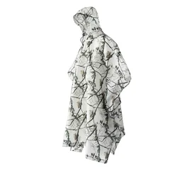 Adult Poncho Jungle Camouflage Hiking Mountaineering Raincoat Hunting Jungle Snow Clothes Riding Cover