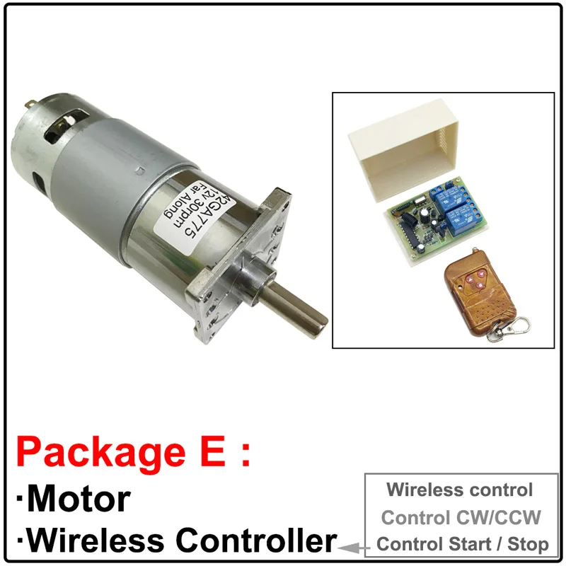 Electric Micro DC High Torque Geared Motor Slow Speed 10-600RPM DC 12 Volt 24V Motors Reversed Adjustable Speed For Toy Printer