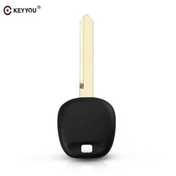 KEYYOU Replacement Car Transponder Key Shell Case For Toyota No Chip Auto Car Key Blade TOY47 Key Shell Cover Remote Fob