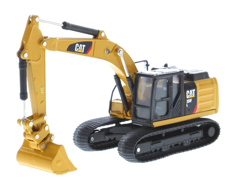 DM 1/64 Scale CAT 320F L Hydraulic Excavator with 5 Work Tools by DM Diecast Master #85636