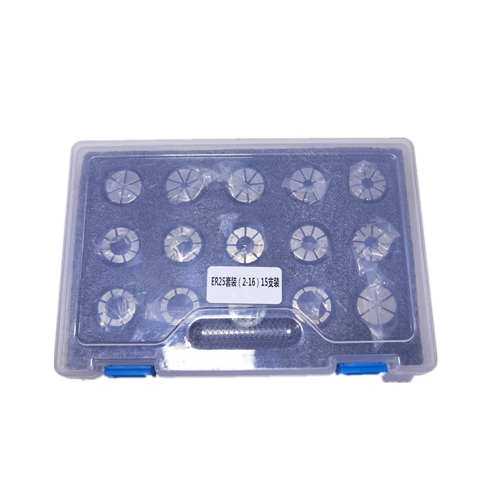Nuovo 1Set ER pinza mandrino ER8 ER11 ER16 ER20 ER25 ER32 ER40 CNC portautensili di fresatura macchina per incidere tornio mulino a molla mandrino CNC