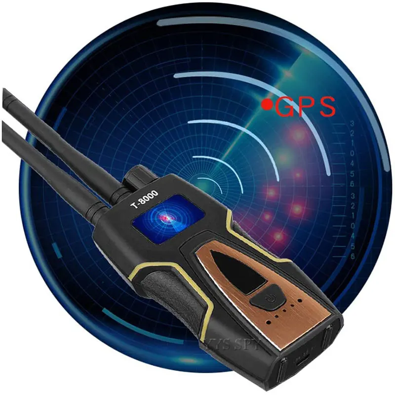 T8000 راديو RF مستكشف إشارة المحمولة مكافحة التجسس كاميرا خفية للكشف عن GSM الصوت علة مكتشف لتحديد المواقع الماسح الضوئي نطاق الكشف الكبير