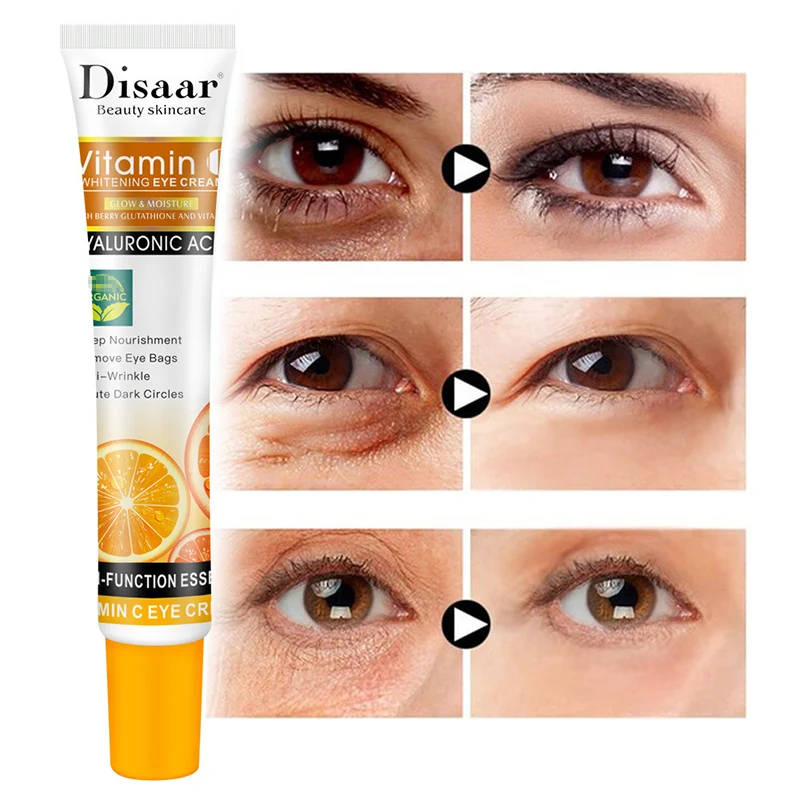 

Eye Cream VC Serum Anti-Wrinkle Anti-Age Remove Dark Circles Eye Care Against Puffiness And Bags Hydrate Eye Cream