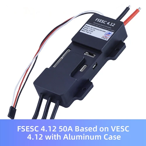 Flipsky fsc 4.12 50aベースのvesc®スキーボード/e-robot Flipsky電動スピードコントローラー用の4.12アルミニウムケース付き