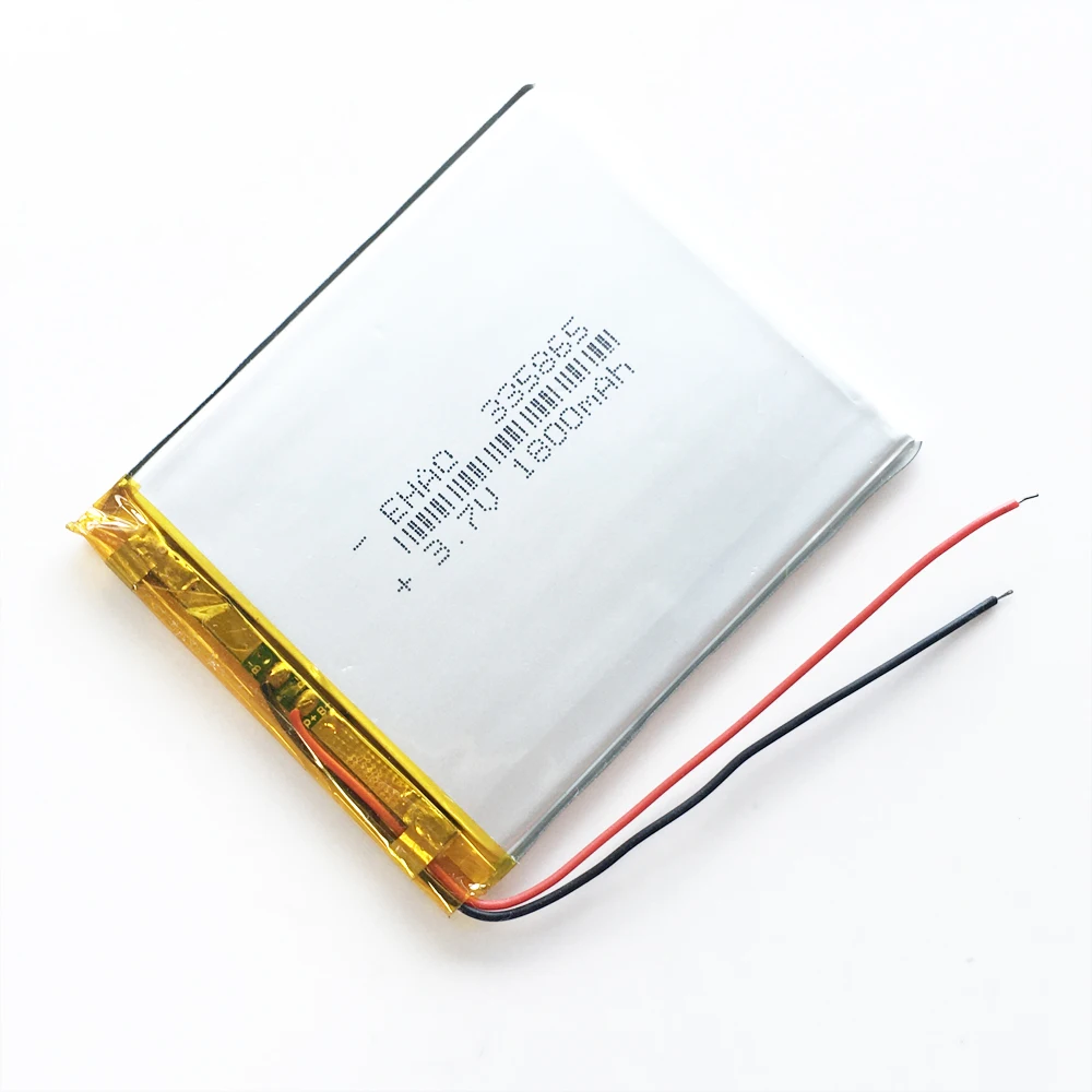 3.7V 1800mAh polimer lipo akumulator litowy 335865 dla nawigacja GPS power bank DVD Tablet PC telefon komórkowy