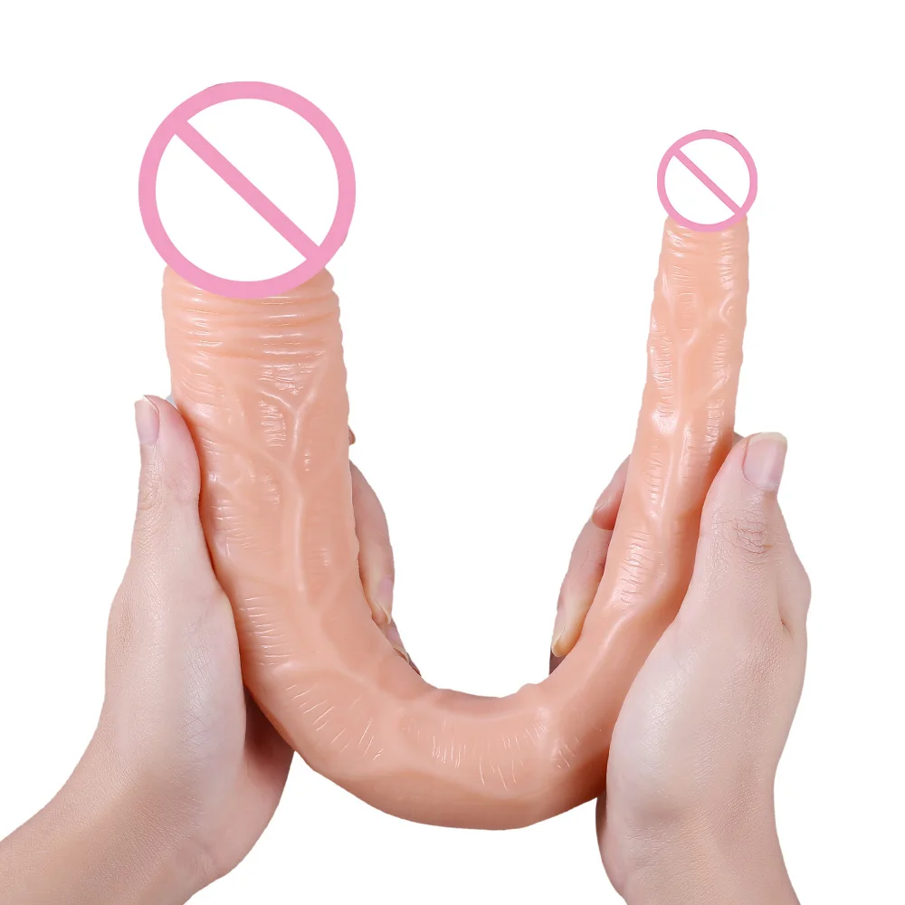 Double sided Dildo Long Strapon Anal Huge Dildo Sex Toys For Women Vaginal Huge Flexible Soft Dildo Big Realistic Penis Sex Shop