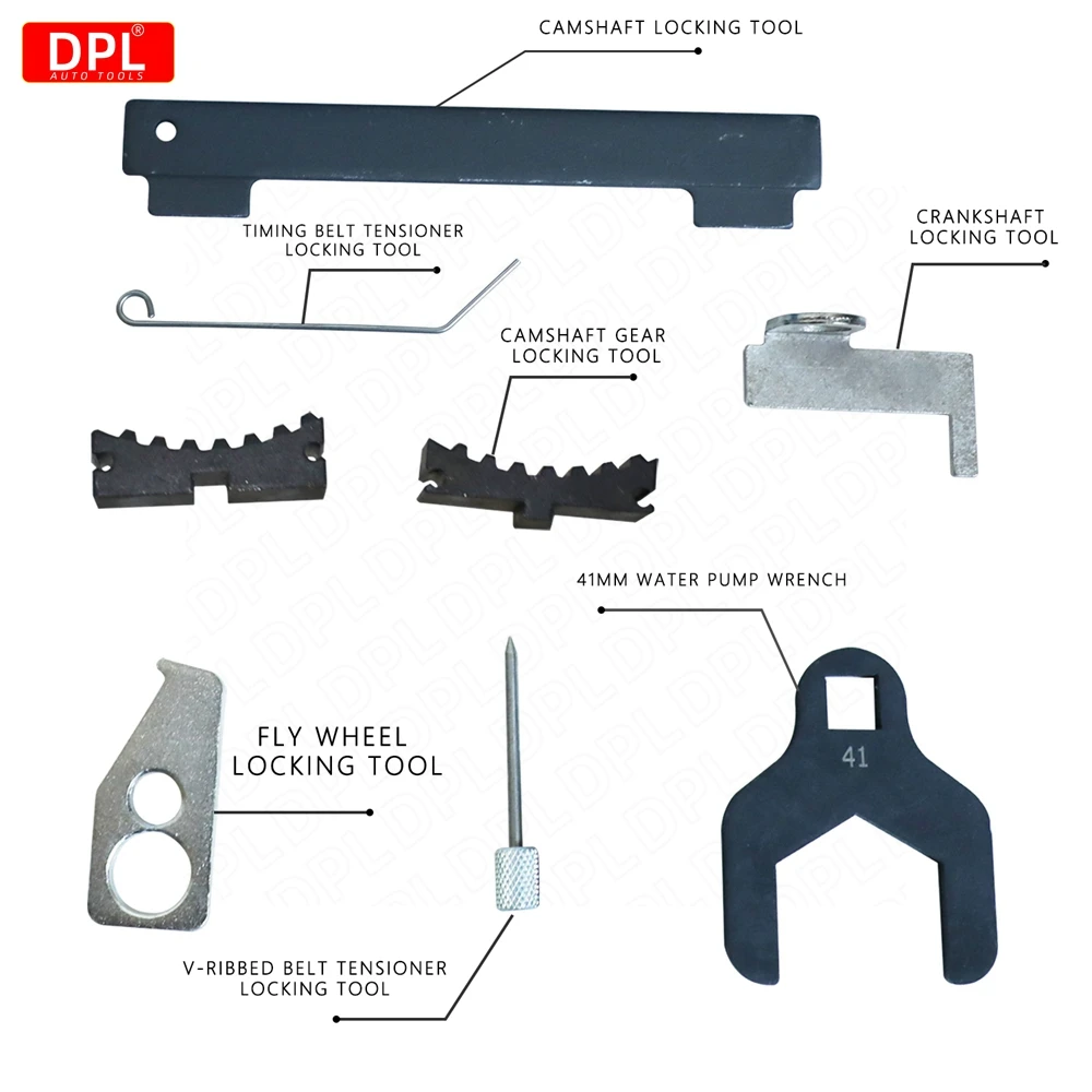 8PCS Engine Timing Tool Kit For Vauxhall Opel Fiat Alfa Romeo 1.6 1.8 16V 2003-11 For Astra Corsa Vectra Chevrolet Saab