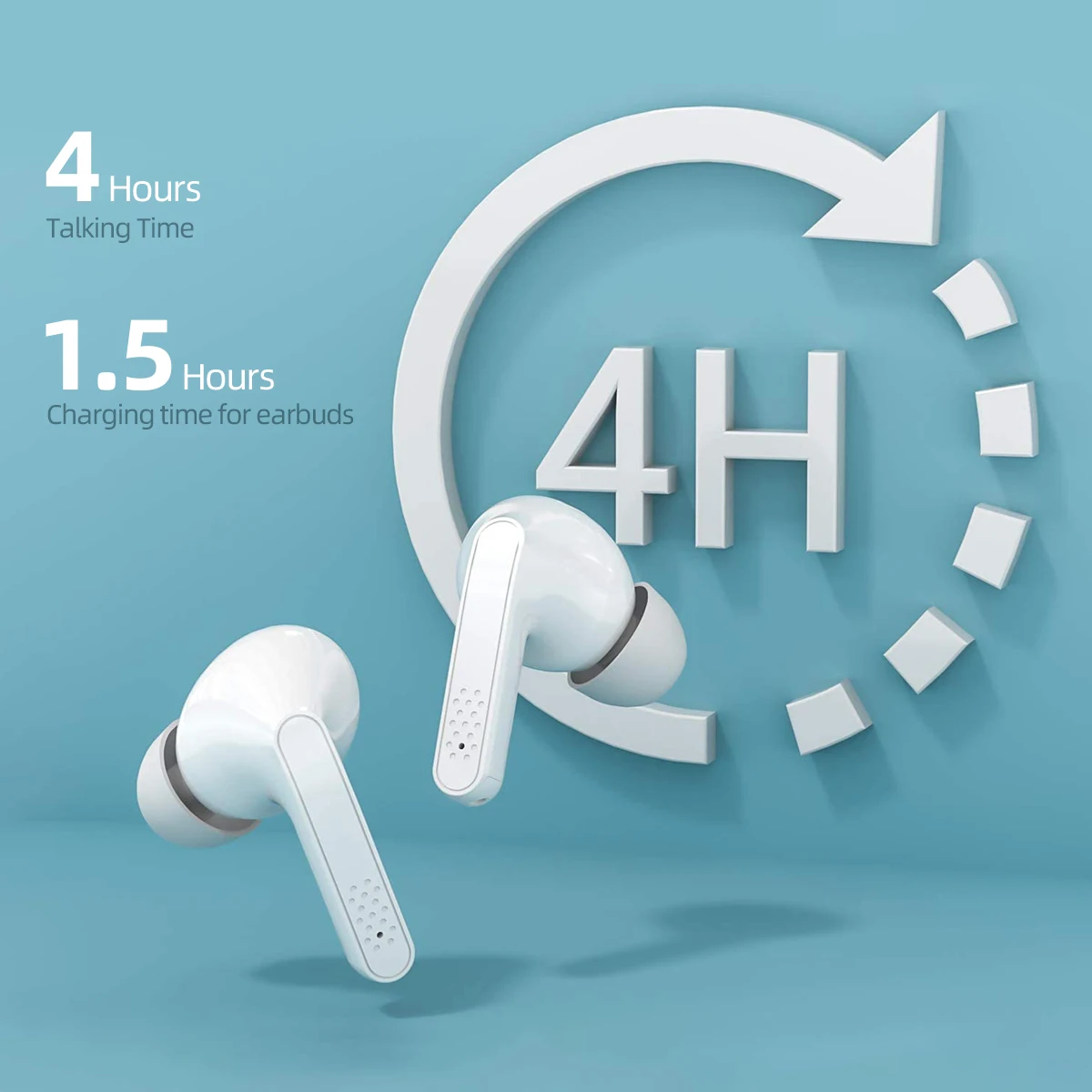 ZQB-auriculares inalámbricos A3 con Bluetooth 5,0, dispositivo de audio HiFi, ligero, ergonómico, intrauditivo, Control táctil, TWS, con Cable de carga