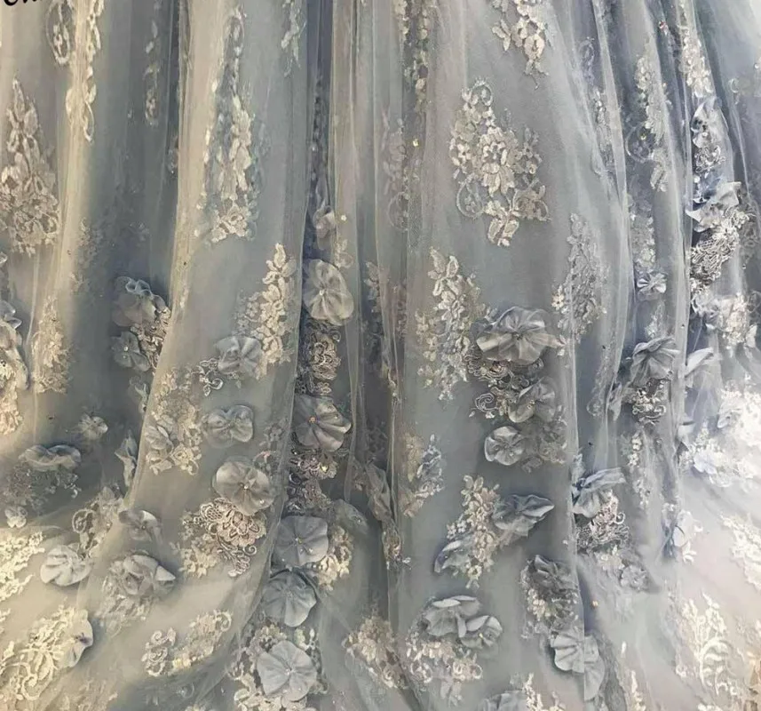 Nouveauté bleu foncé Quinceanera robe 2025 chérie perlée fleur dentelle dos ouvert robe de concours longue douce 16 porter