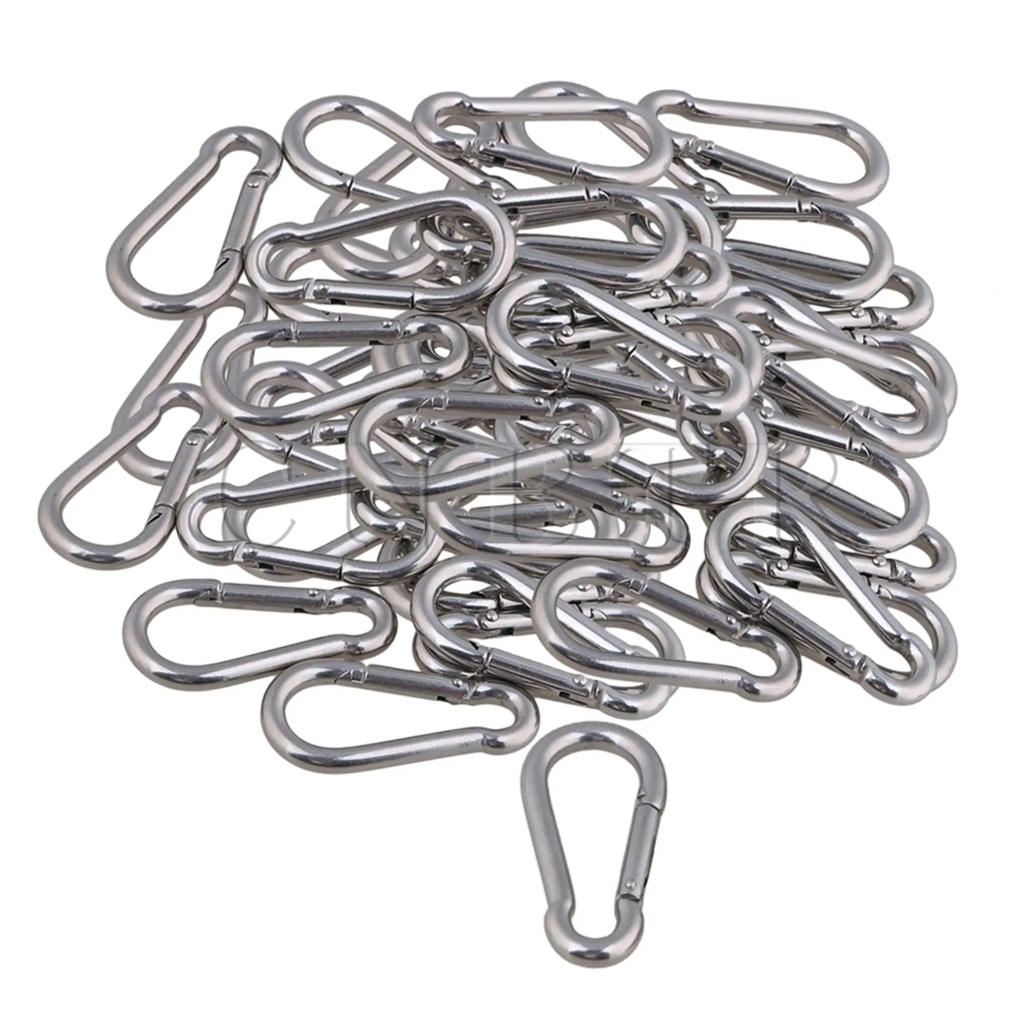 CNBTR 50pcs 304 Stainless Steel Chain DIY Accessories Oval Screwlock Link  M6x60mm