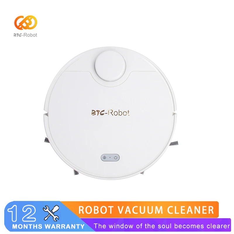 

BTCBOT Robot Vacuum Cleaner Map Navigation, App WiFi,Smart Memory 2200Pa Suction,Electric WaterTank,Wet Mopping,Disinfect